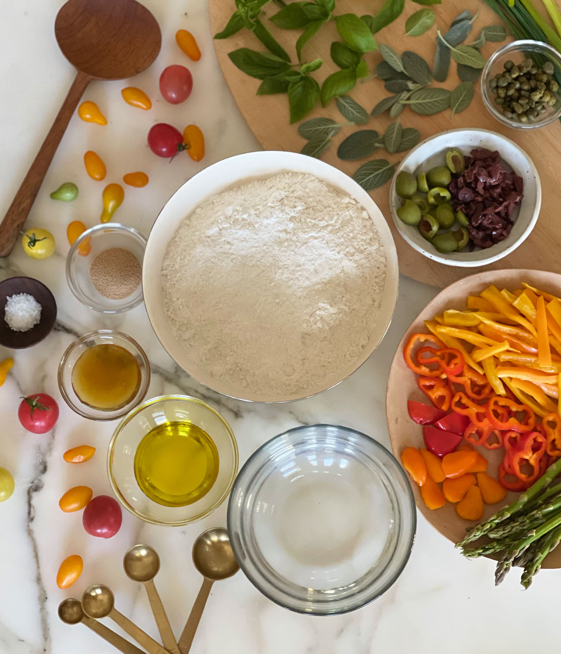 What’s cooking? La Furtuna Farm Olive Oil Garden Focaccia Bread